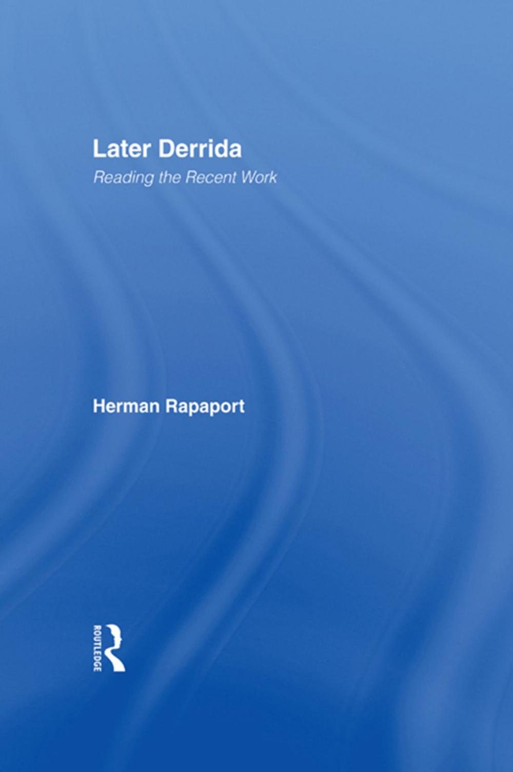 Big bigCover of Later Derrida