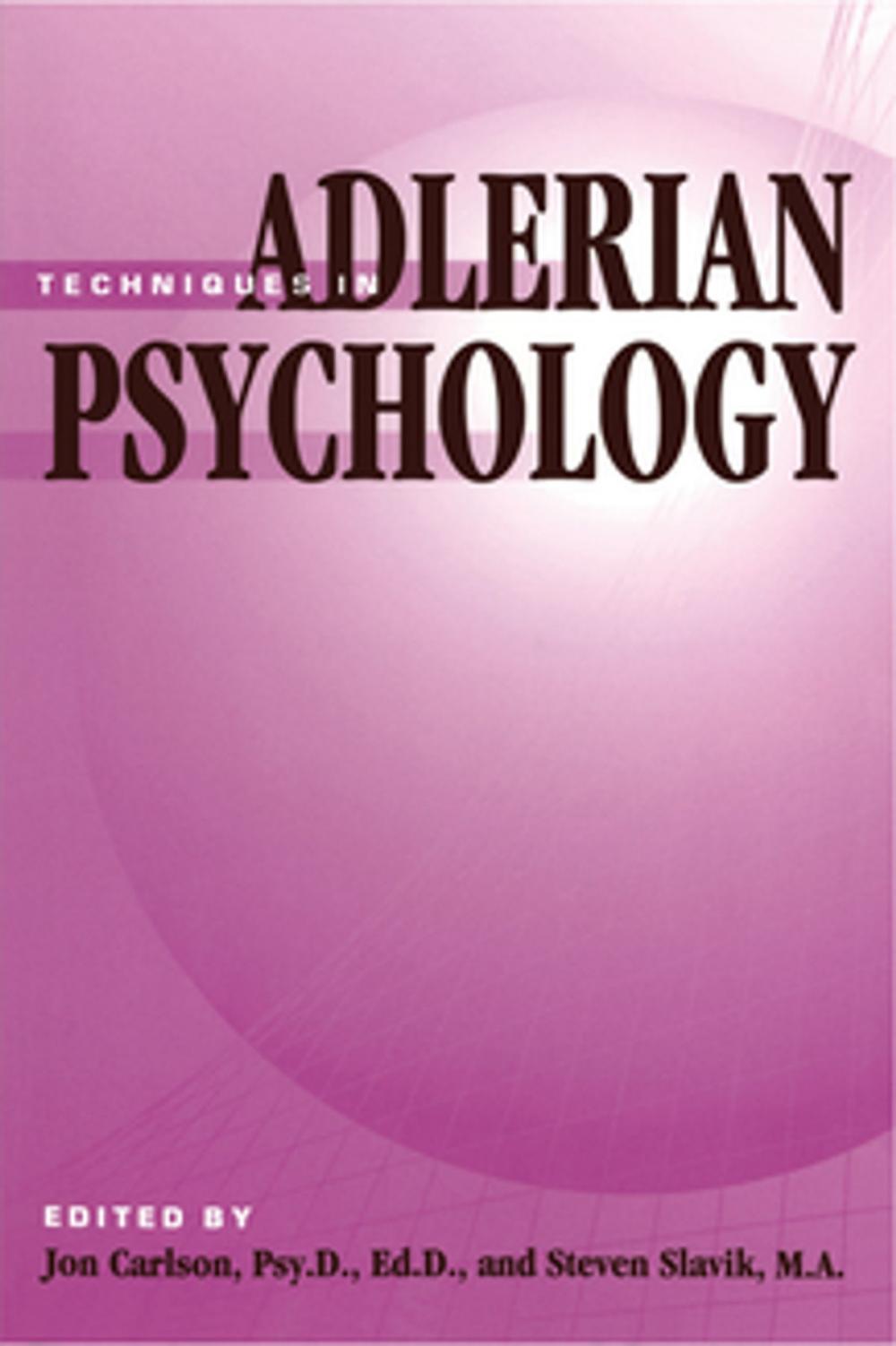 Big bigCover of Techniques In Adlerian Psychology