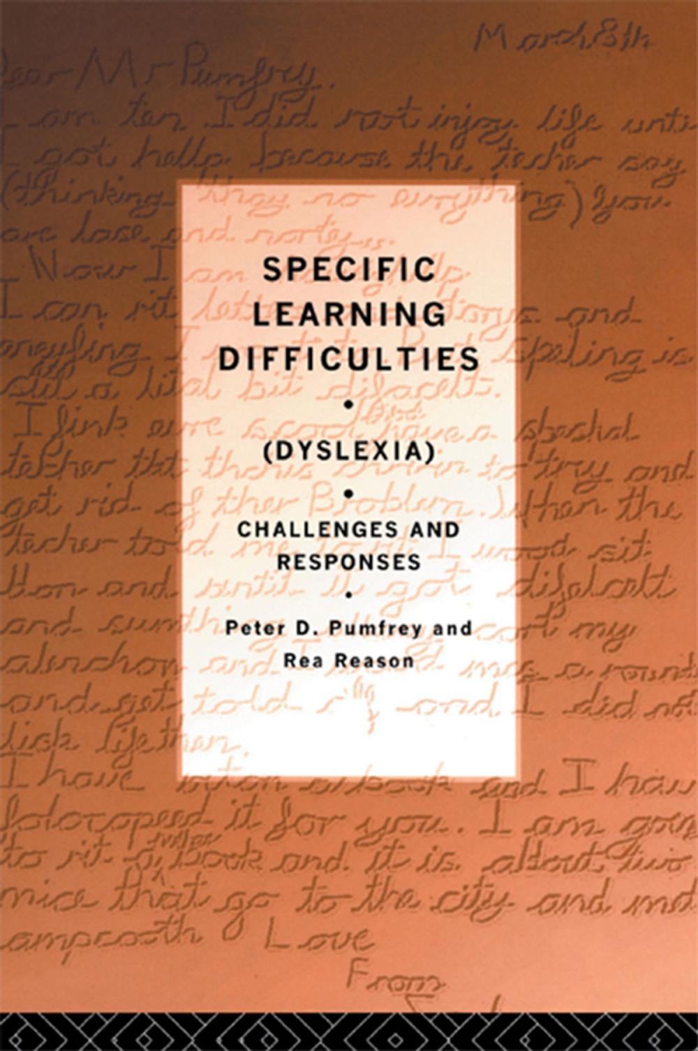 Big bigCover of Specific Learning Difficulties (Dyslexia)