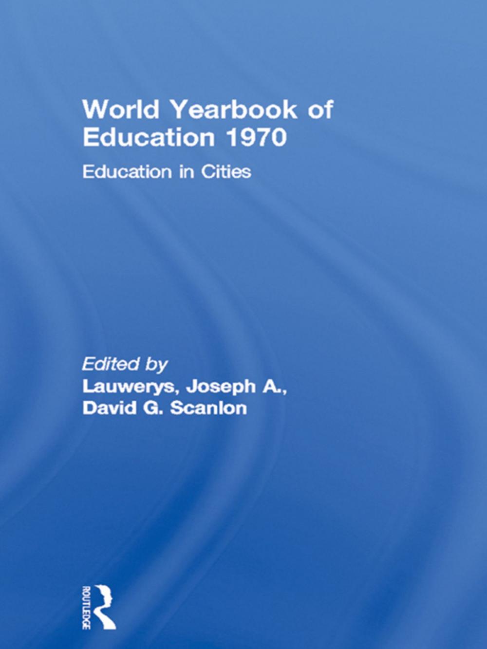 Big bigCover of World Yearbook of Education 1970