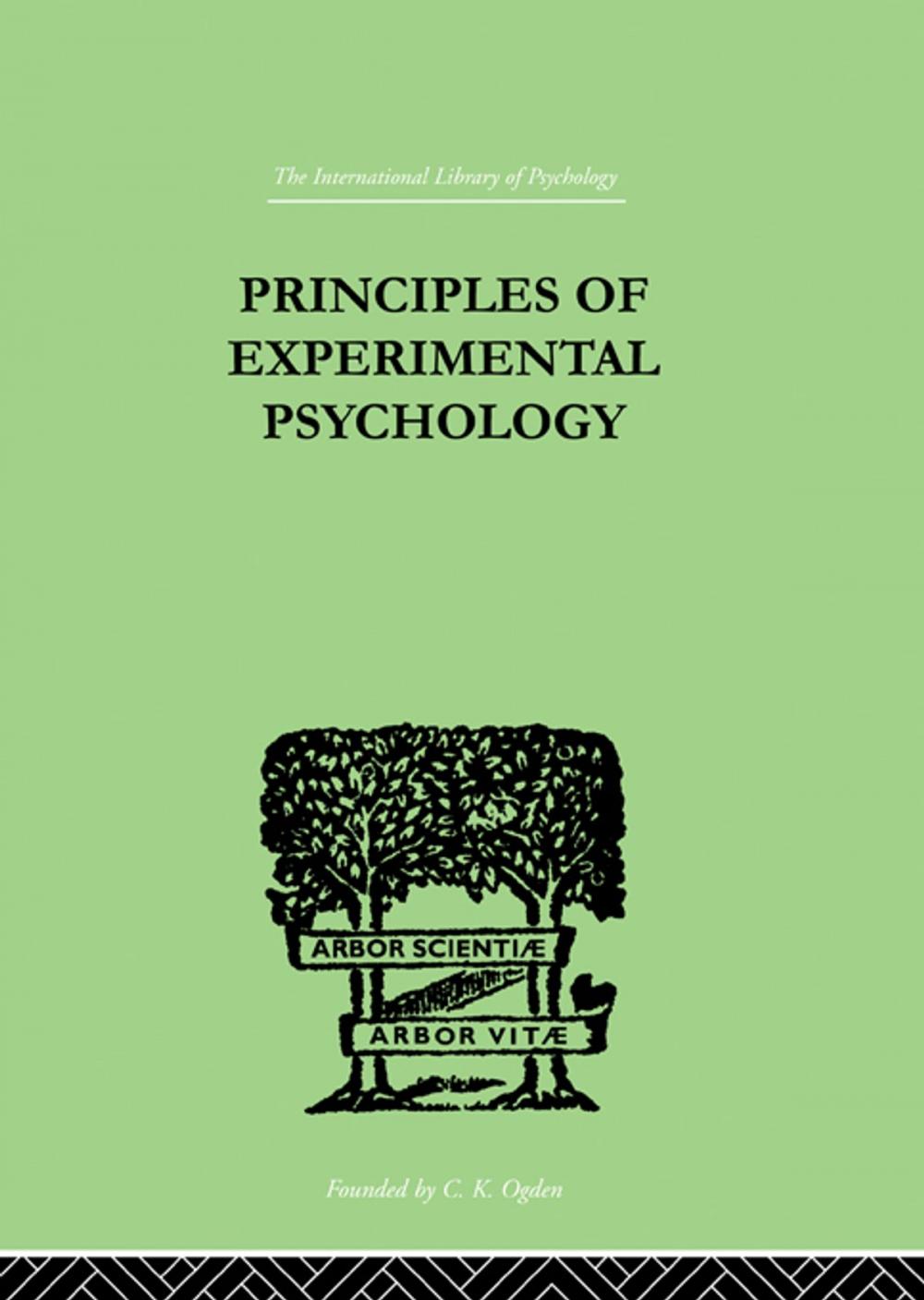 Big bigCover of Principles Of Experimental Psychology