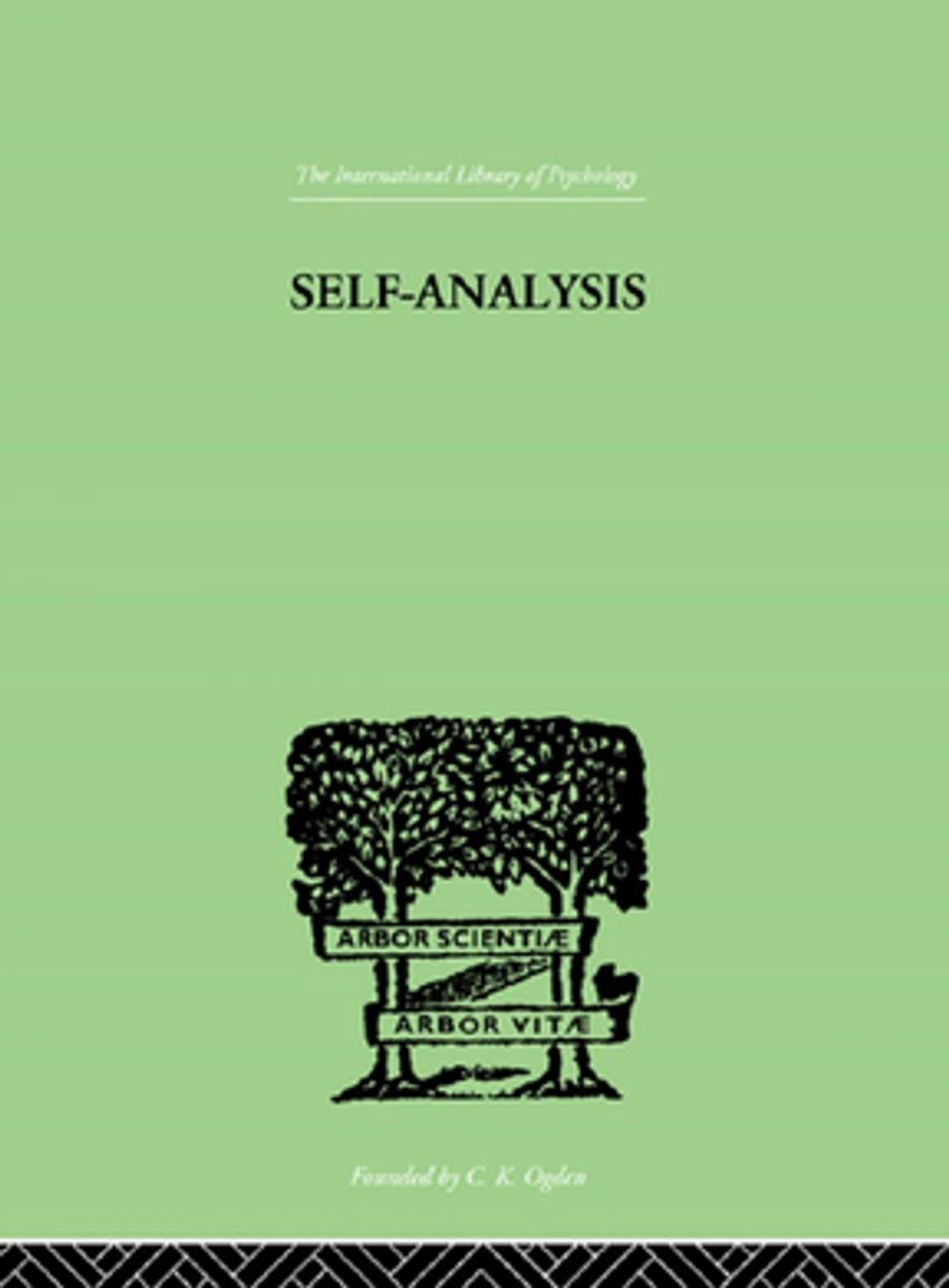 Big bigCover of Self-Analysis