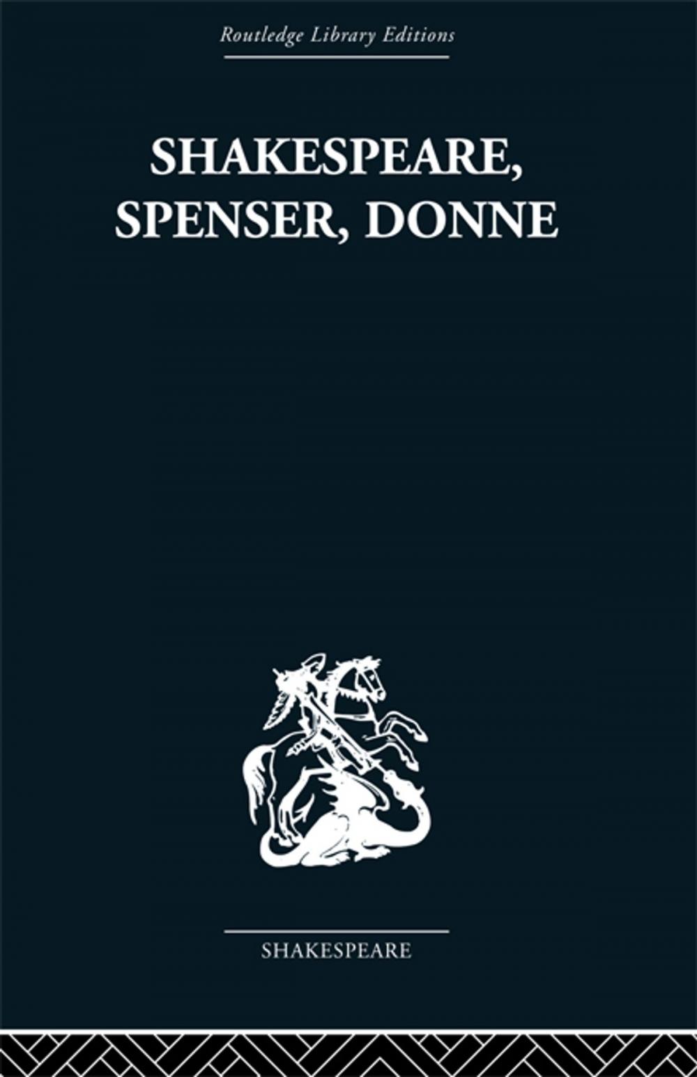 Big bigCover of Shakespeare, Spenser, Donne