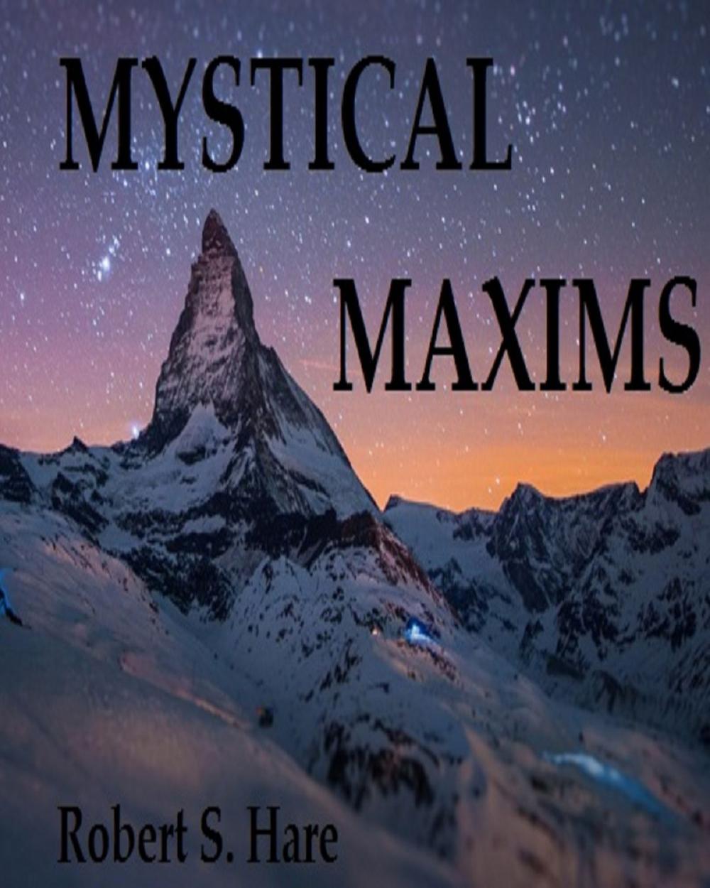 Big bigCover of Mystical Maxims