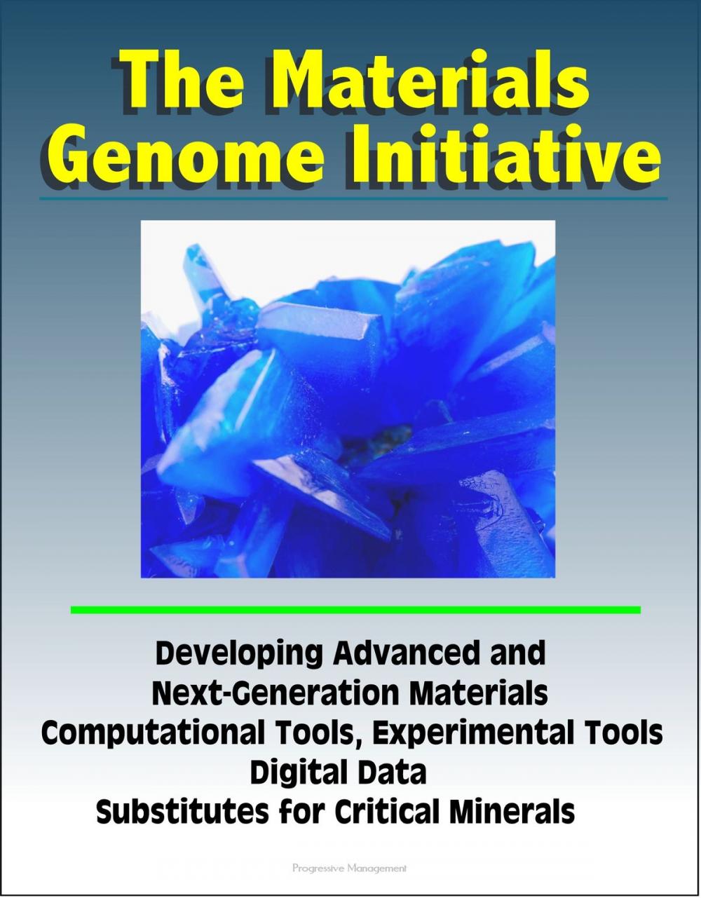 Big bigCover of The Materials Genome Initiative: Developing Advanced and Next-Generation Materials, Computational Tools, Experimental Tools, Digital Data, Substitutes for Critical Minerals