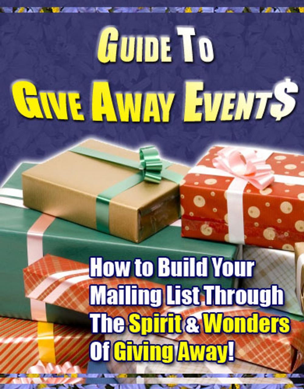 Big bigCover of Guide to Give Away Events