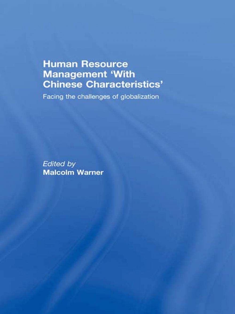 Big bigCover of Human Resource Management ‘with Chinese Characteristics’