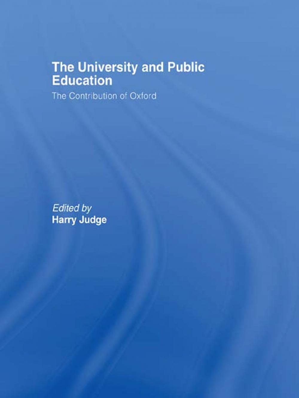 Big bigCover of The University and Public Education