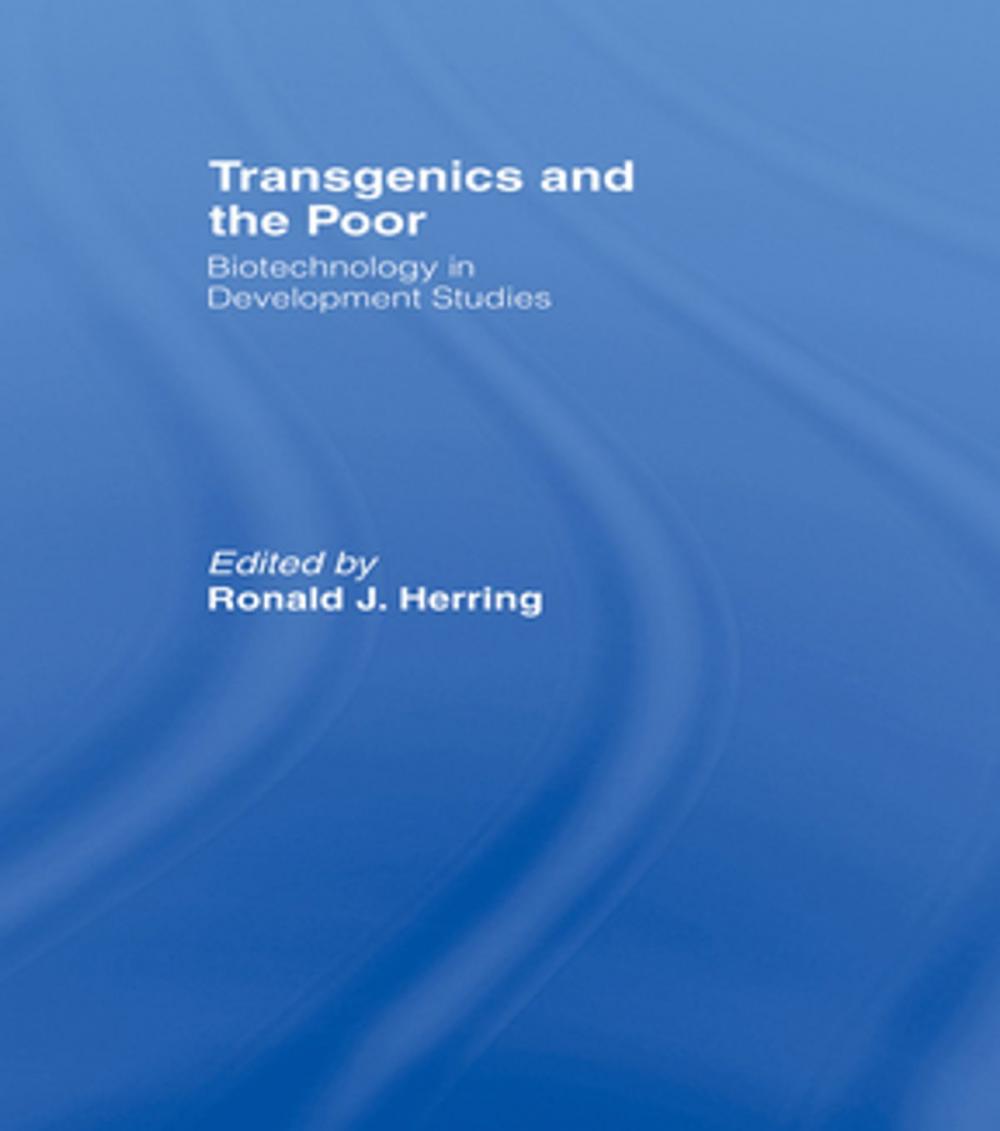 Big bigCover of Transgenics and the Poor