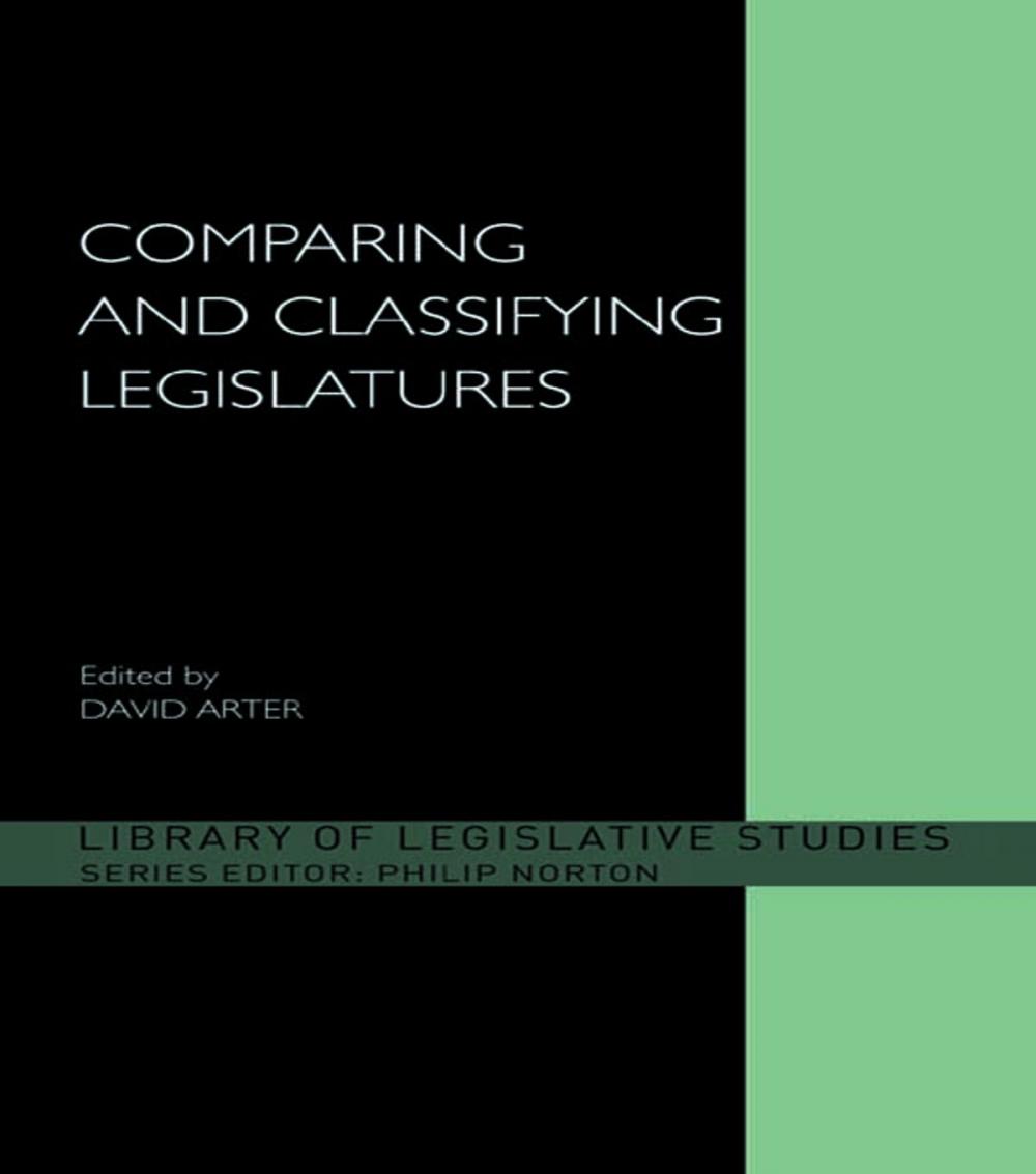 Big bigCover of Comparing and Classifying Legislatures