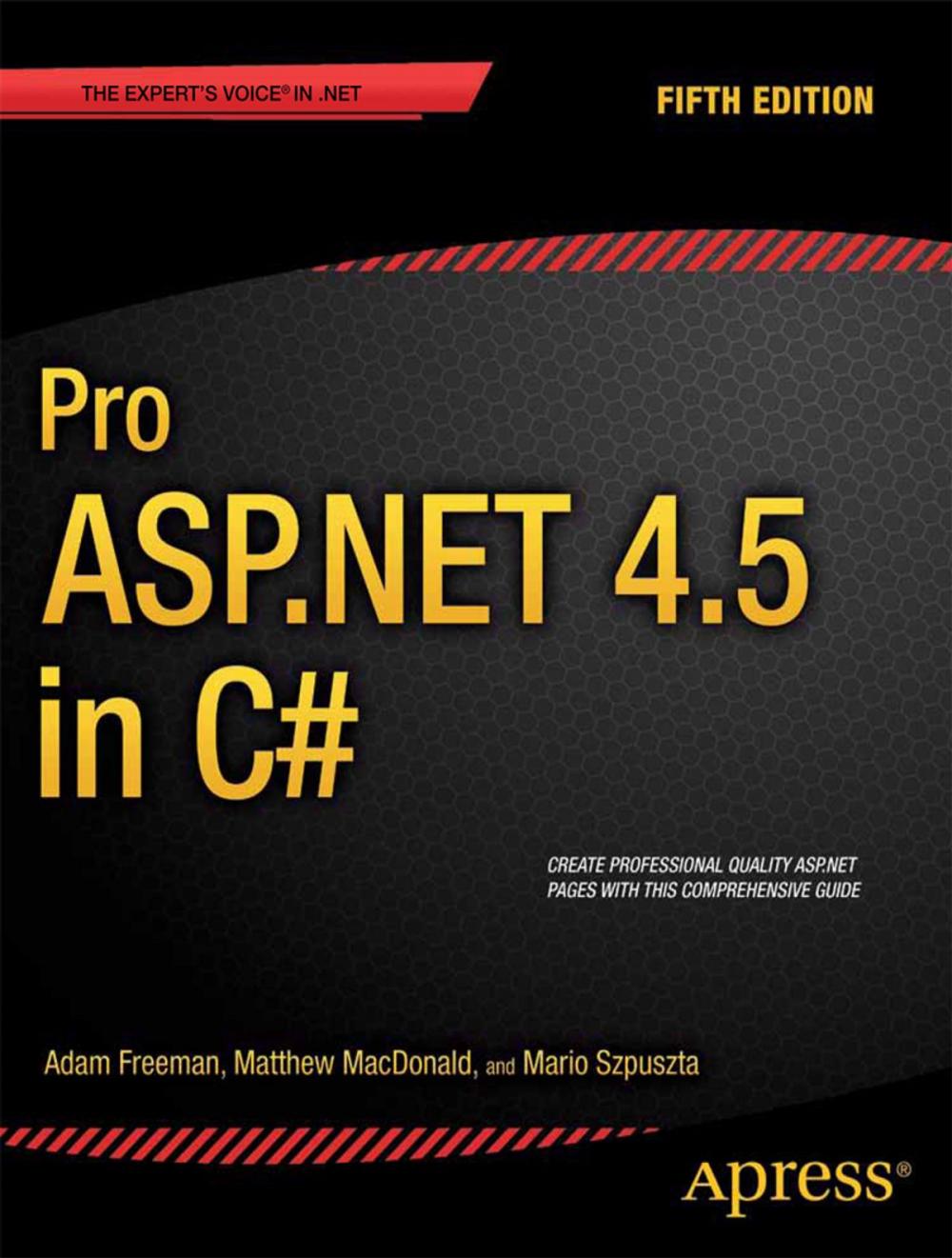 Big bigCover of Pro ASP.NET 4.5 in C#