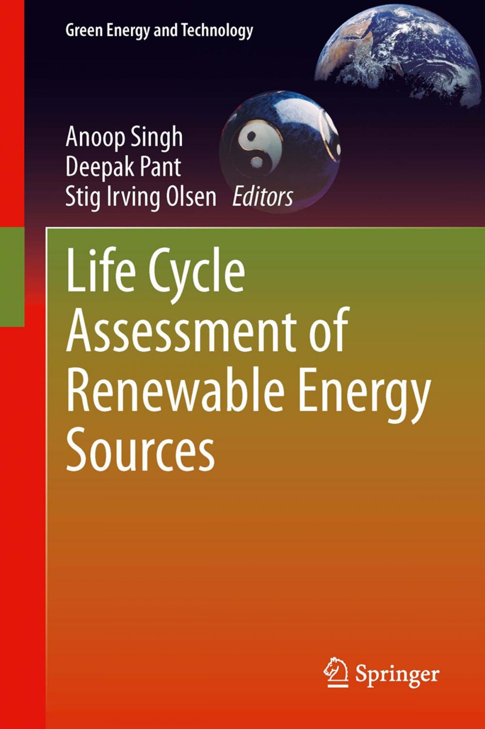 Big bigCover of Life Cycle Assessment of Renewable Energy Sources