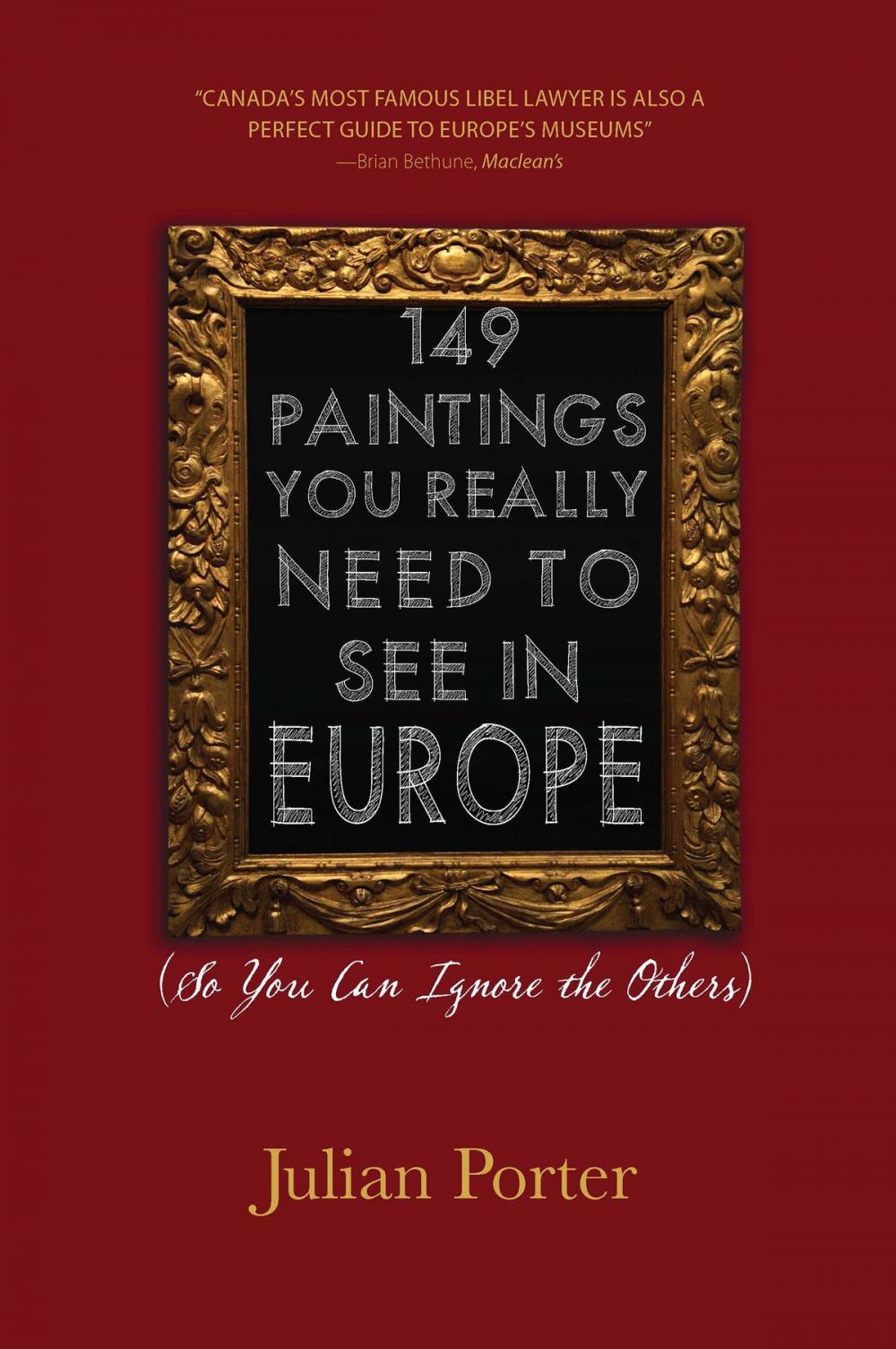 Big bigCover of 149 Paintings You Really Need to See in Europe