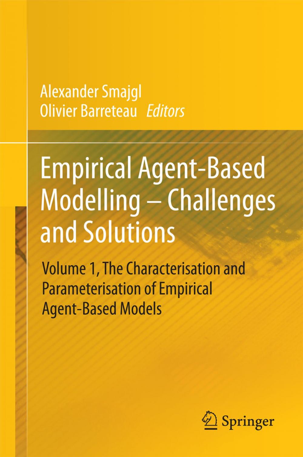 Big bigCover of Empirical Agent-Based Modelling - Challenges and Solutions