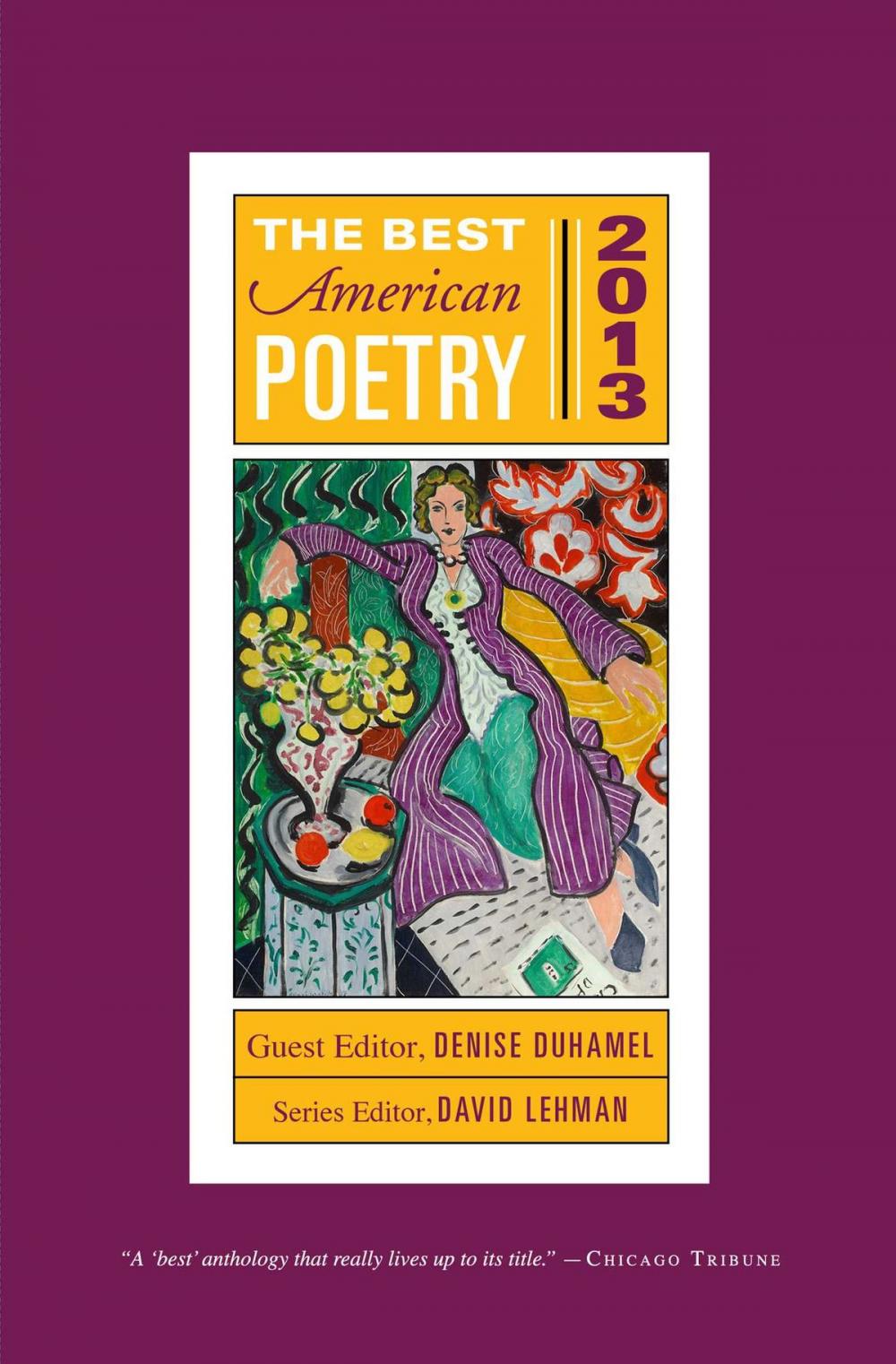 Big bigCover of The Best American Poetry 2013