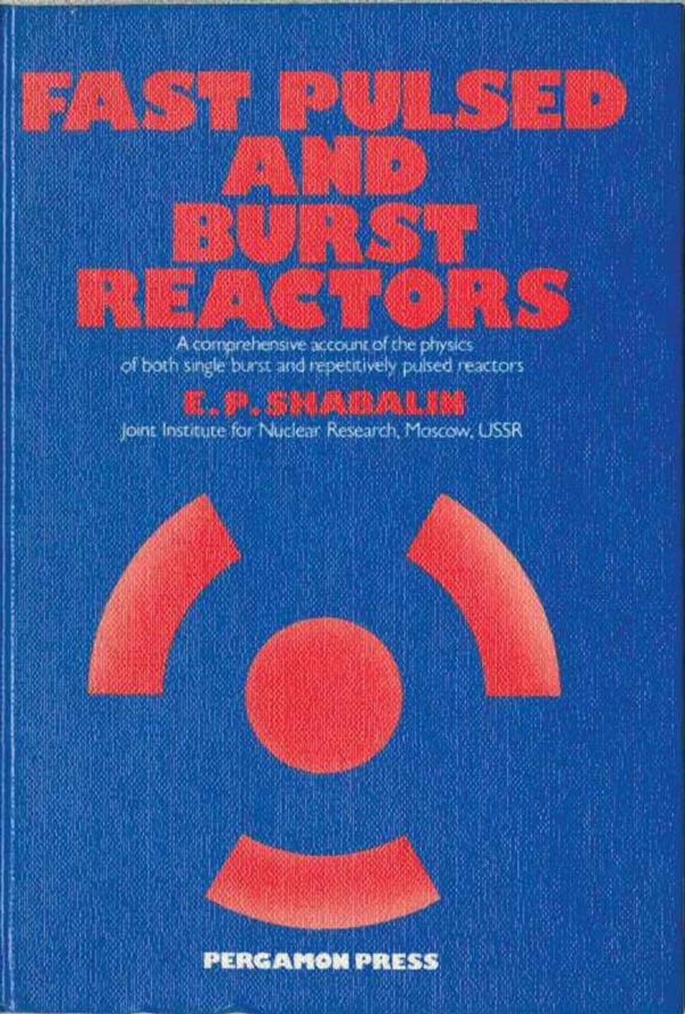 Big bigCover of Fast Pulsed and Burst Reactors