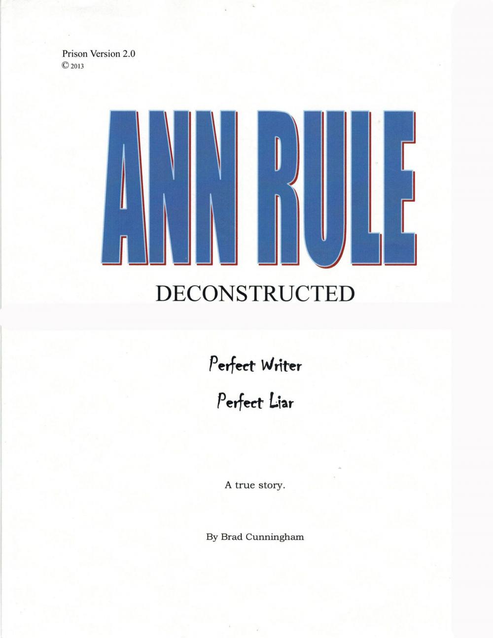 Big bigCover of Ann Rule Deconstructed