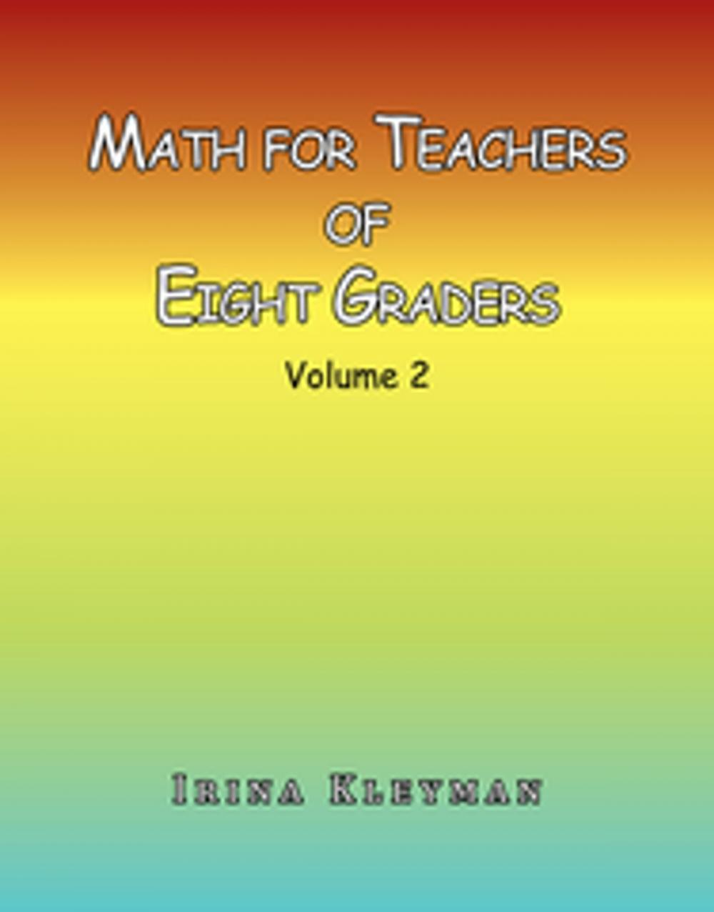 Big bigCover of Math for Teachers of Eight Graders