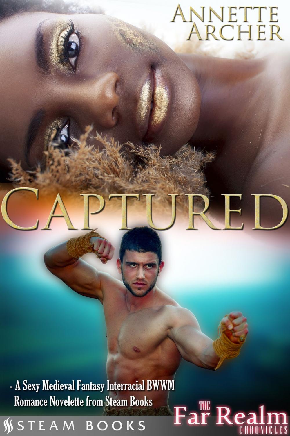 Big bigCover of Captured - A Sexy Medieval Fantasy Interracial BWWM Romance Novelette from Steam Books