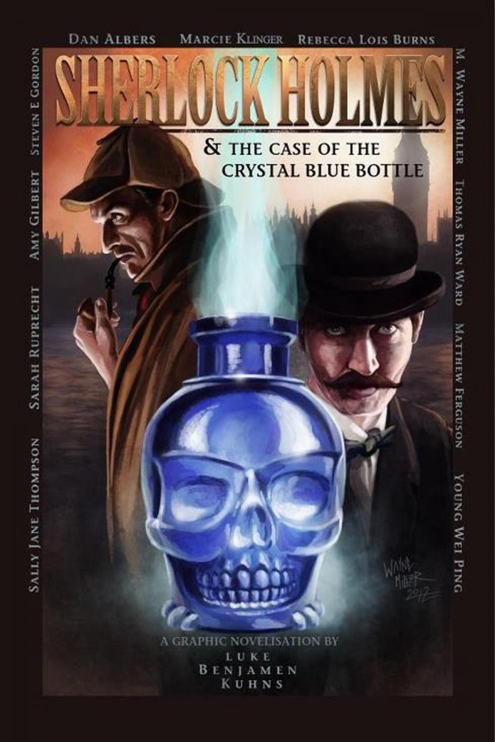 Big bigCover of Sherlock Holmes and The Case of The Crystal Blue Bottle