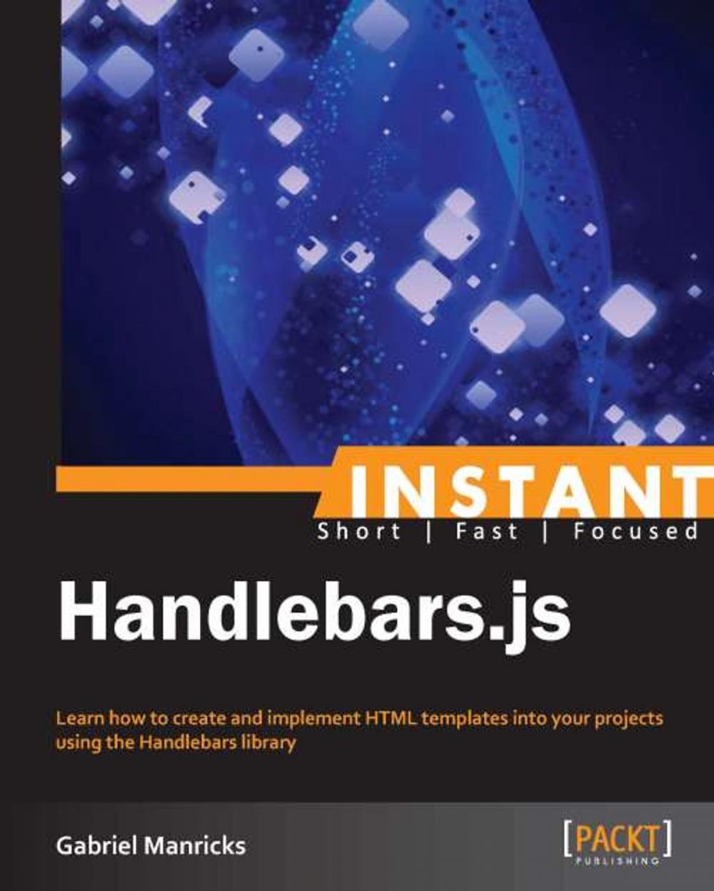 Big bigCover of Instant Handlebars.js