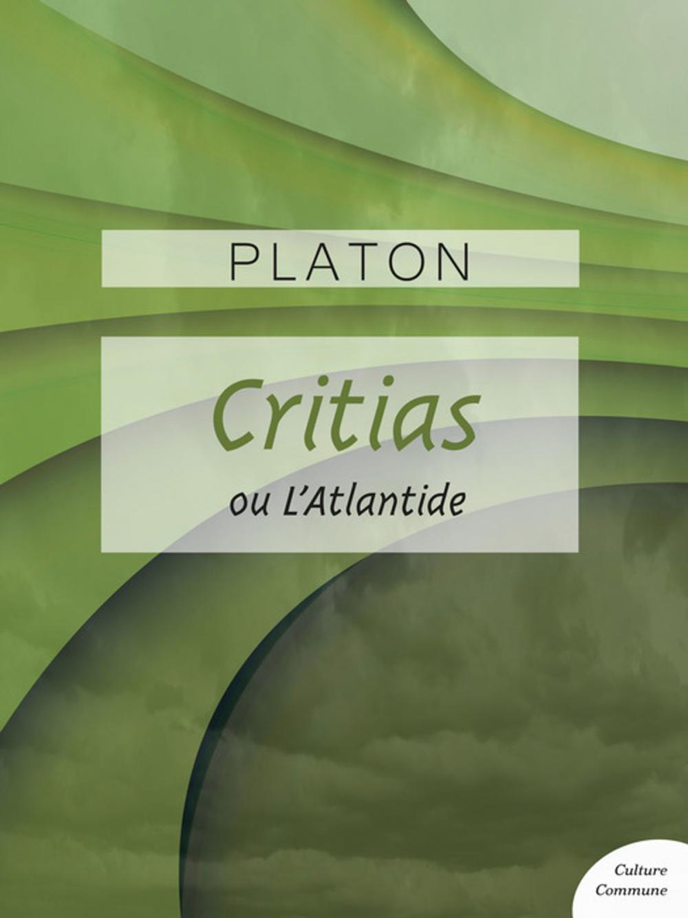 Big bigCover of Critias ou L'Atlantide