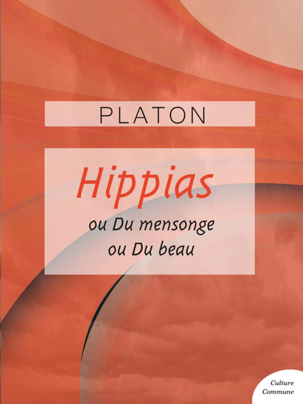 Big bigCover of Hippias mineur - Hippias majeur