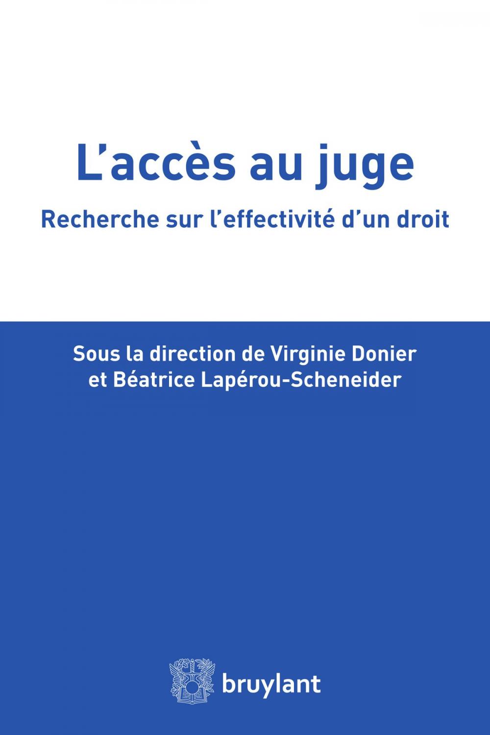 Big bigCover of L'accès au juge