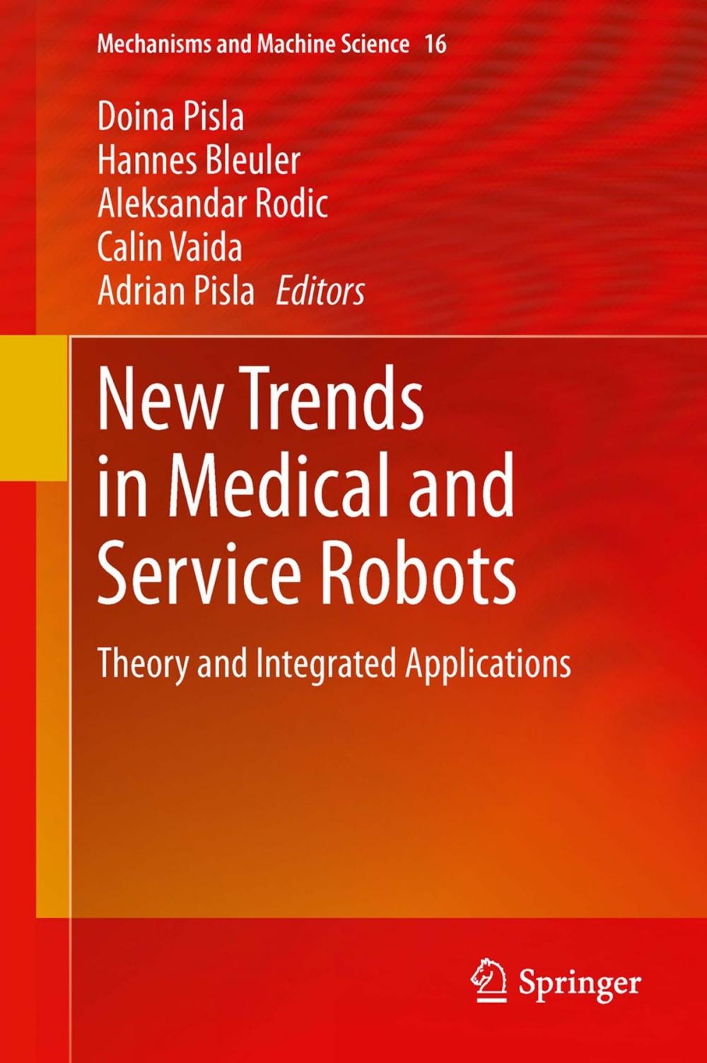 Big bigCover of New Trends in Medical and Service Robots