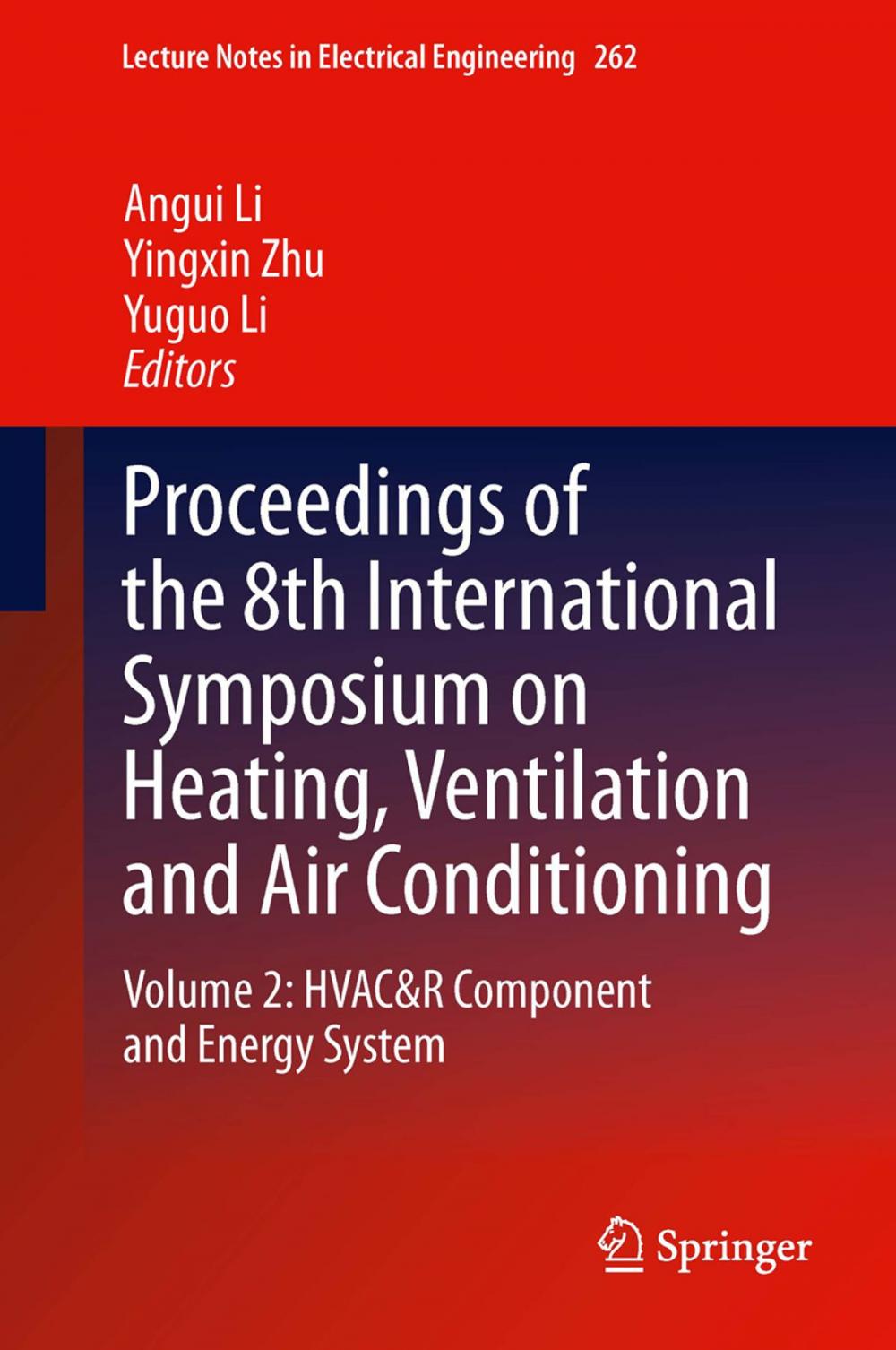 Big bigCover of Proceedings of the 8th International Symposium on Heating, Ventilation and Air Conditioning