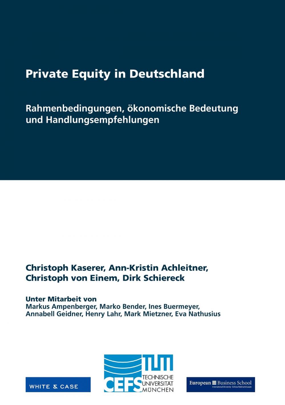 Big bigCover of Private Equity in Deutschland