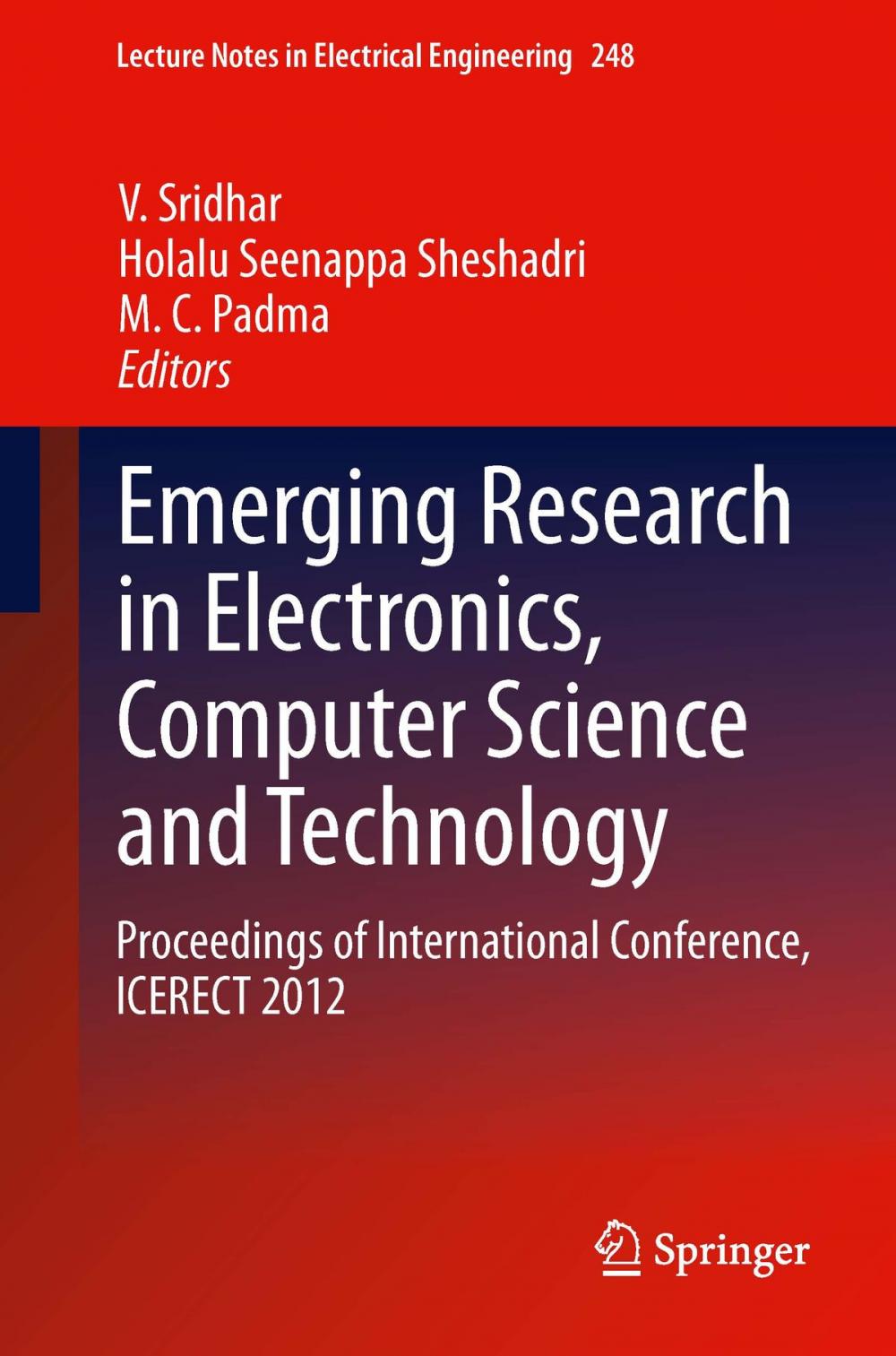 Big bigCover of Emerging Research in Electronics, Computer Science and Technology