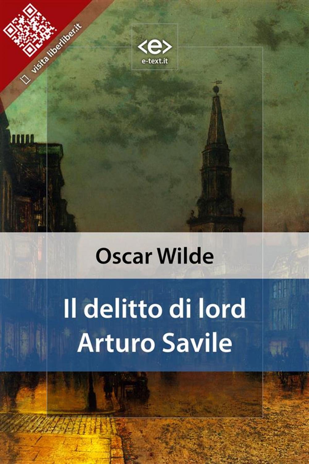 Big bigCover of Il delitto di lord Arturo Savile