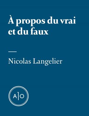Cover of the book À propos du vrai et du faux by Marie-Claude Élie-Morin