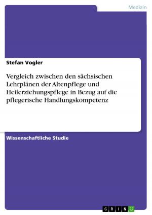 Cover of the book Vergleich zwischen den sächsischen Lehrplänen der Altenpflege und Heilerziehungspflege in Bezug auf die pflegerische Handlungskompetenz by Sophia Gerber