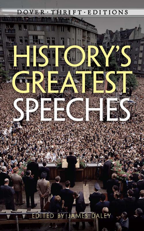Cover of the book History's Greatest Speeches by , Dover Publications