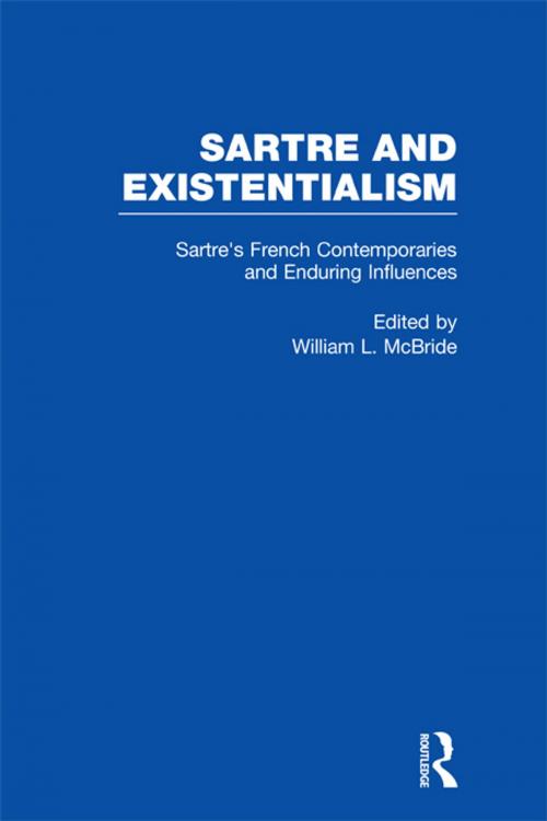 Cover of the book Sartre's French Contemporaries and Enduring Influences by , Taylor and Francis