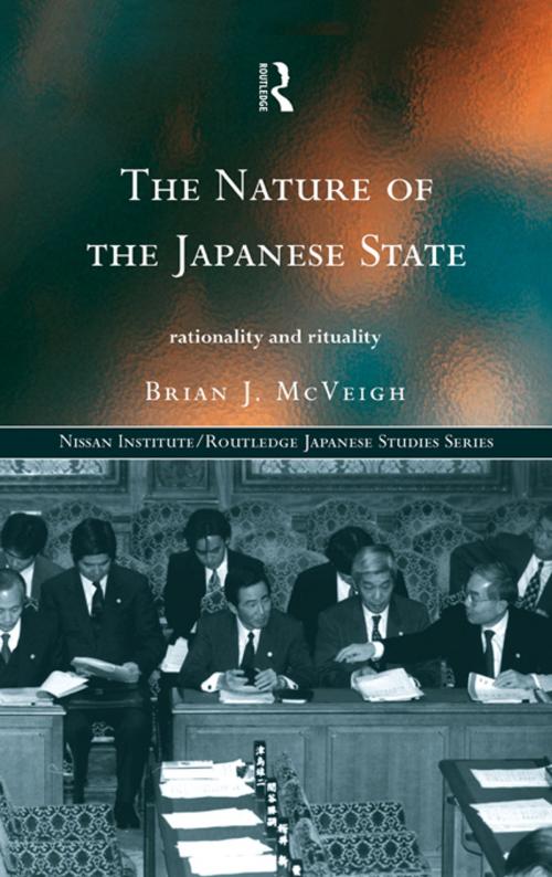 Cover of the book The Nature of the Japanese State by Brian J. McVeigh, Taylor and Francis