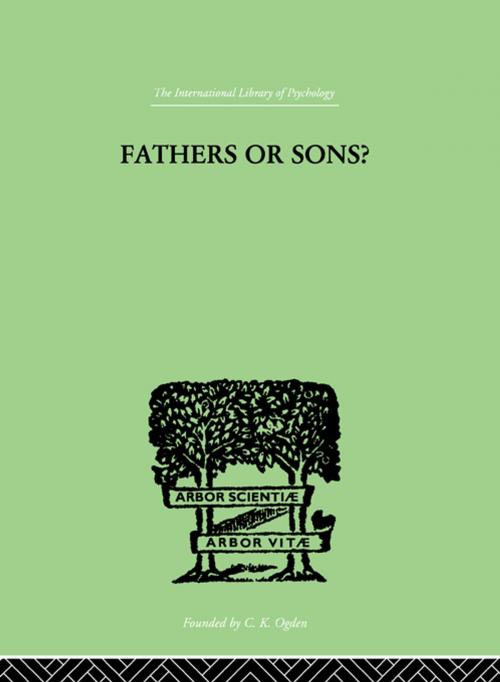 Cover of the book Fathers Or Sons? by Hopkins, Prynce, Taylor and Francis