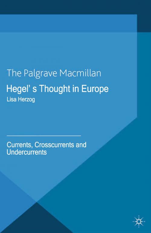 Cover of the book Hegel's Thought in Europe by George Pattison, Palgrave Macmillan UK