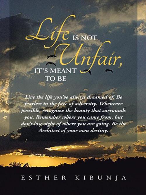 Cover of the book Life Is Not Unfair, It's Meant to Be by Esther Kibunja, Balboa Press