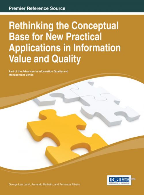 Cover of the book Rethinking the Conceptual Base for New Practical Applications in Information Value and Quality by , IGI Global