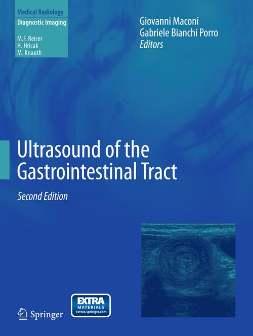 Cover of the book Ultrasound of the Gastrointestinal Tract by , Springer Berlin Heidelberg