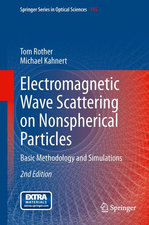 Cover of the book Electromagnetic Wave Scattering on Nonspherical Particles by Tom Rother, Michael Kahnert, Springer Berlin Heidelberg