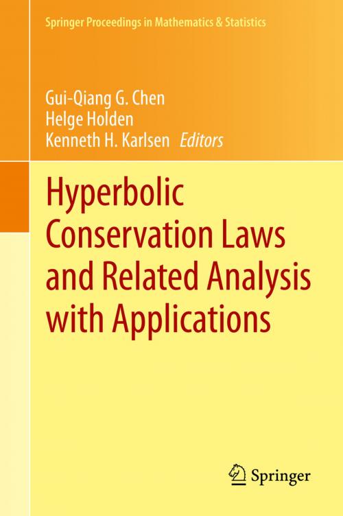 Cover of the book Hyperbolic Conservation Laws and Related Analysis with Applications by , Springer Berlin Heidelberg