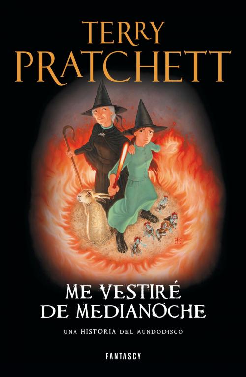 Cover of the book Me vestiré de Medianoche (Mundodisco 38) by Terry Pratchett, Penguin Random House Grupo Editorial España