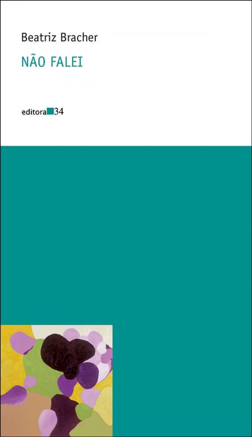 Cover of the book Não falei by Beatriz Bracher, EDITORA 34