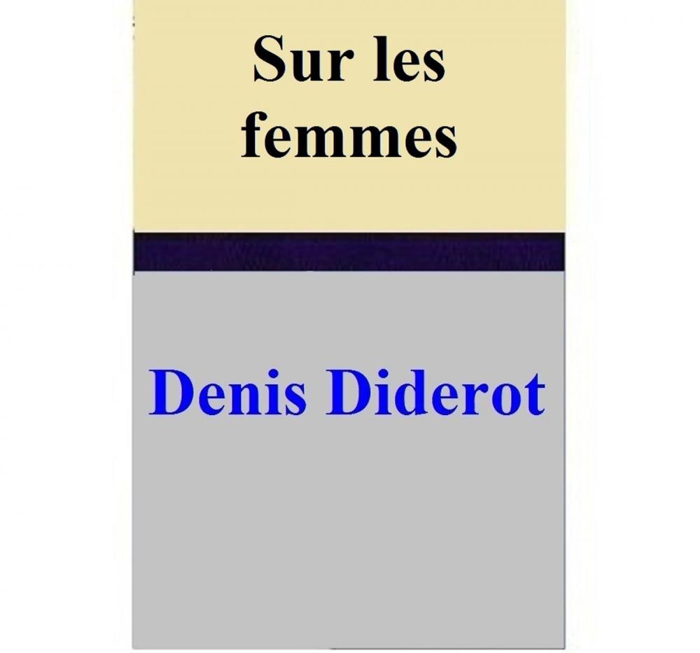 Big bigCover of Sur les femmes