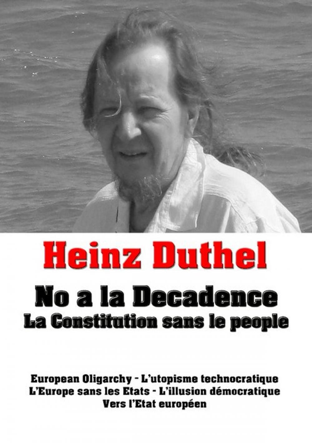 Big bigCover of Heinz Duthel: No a la Decadence