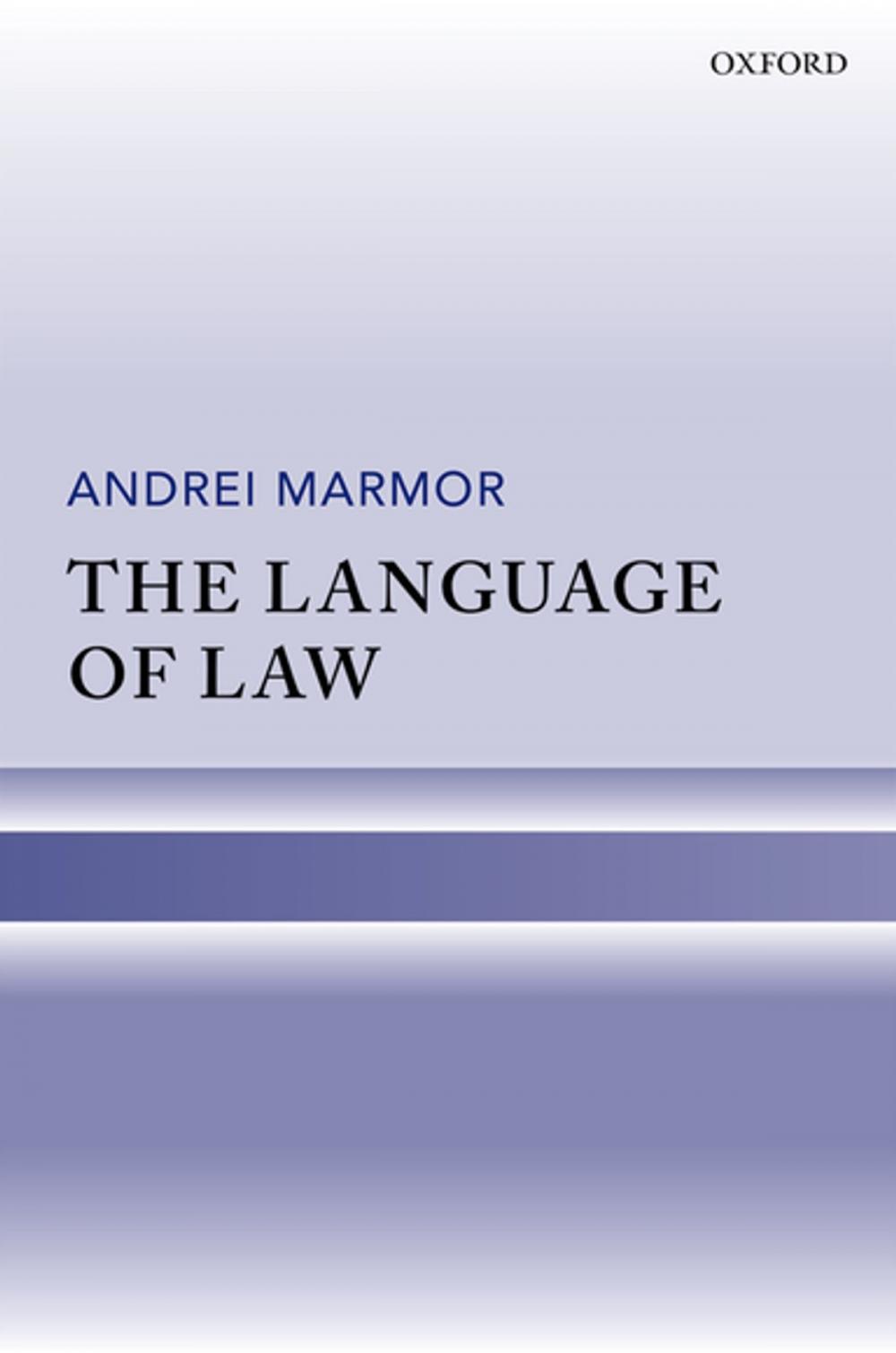 Big bigCover of The Language of Law